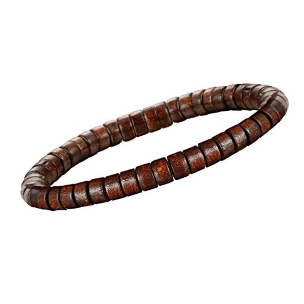 New Stylish Men 4Pcs Braided Leather Bead Bracelet - Picture 3 of 6